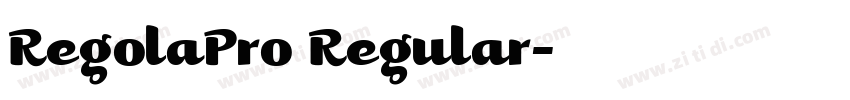RegolaPro Regular字体转换 RegolaPro Regular字体转换
